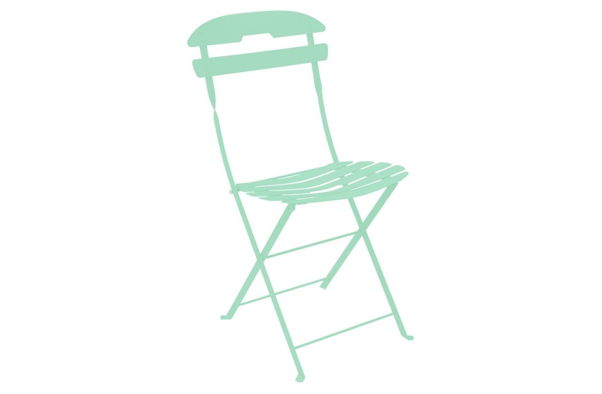 chaise pliante en acier LA MOME de chez FERMOB