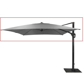 Toile NOVASUN 3 x 3 m pour parasol déporté ELIOS gris - OCÉO