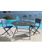Guéridon rond GLOBE Ø120 cm / 4 personnes - PROLOISIRS