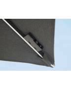 Parasol SOMBRANO S+ 300 x 300cm SMOKE - GLATZ