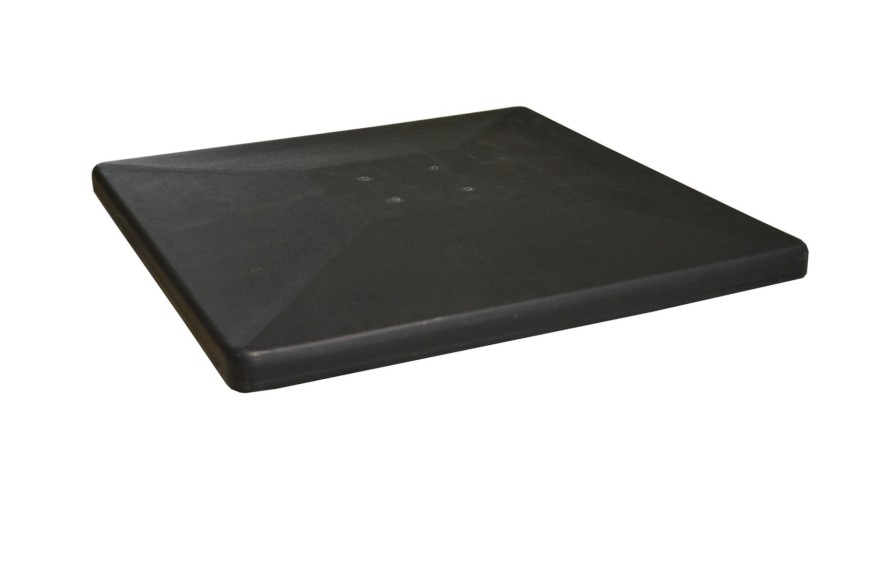 socle de parasol en béton 50 kg PROLOISIRS pour parasol déporté et mât central