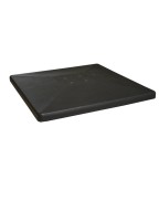 socle de parasol en béton 50 kg PROLOISIRS pour parasol déporté et mât central