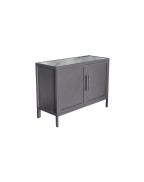 Buffet d'extérieur gris aluminium (120x80x50cm) - OCÉO