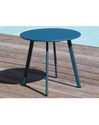 table basse de jardin MASSAÏ Proloisirs ronde Ø45 cm acier époxy