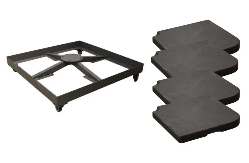 Support pour dalles 25 kg de parasol - PROLOISIRS