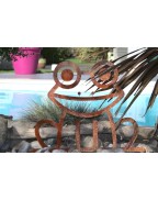 "Henriette" la grenouille en fer forgé - L'ATELIER ARISTIDE