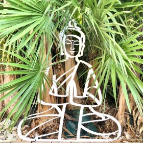 Bouddha zen en fer forgé - L'ATELIER ARISTIDE