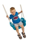 Balançoire évolutive bébé KBT 3 en 1 avec ceinture de sécurité et dossier réglable