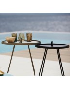 Table d'appoint ON THE MOVE Ø44 cm - CANE LINE