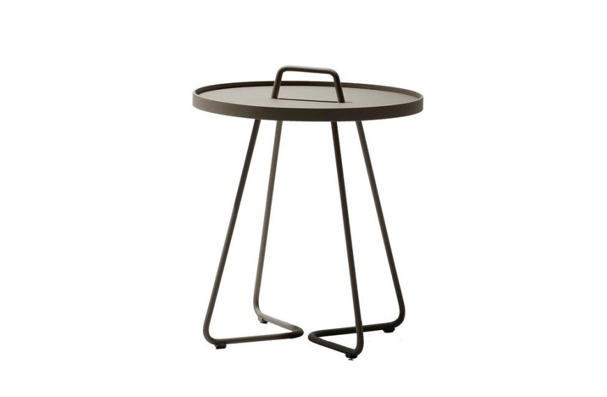 Table d'appoint ON THE MOVE Ø44 cm - CANE LINE