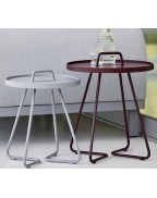 Table d'appoint ON THE MOVE Ø44 cm - CANE LINE