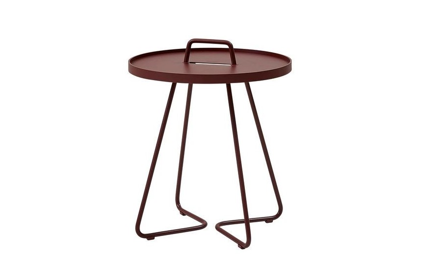 Table d'appoint ON THE MOVE Ø44 cm - CANE LINE
