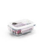 Plat/Boîte de conservation en verre 400 ml - PEBBLY