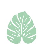 dessous de plat Monstera Fermob 24x22 cm design feuille acier outdoor