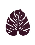 dessous de plat Monstera Fermob 24x22 cm design feuille acier outdoor