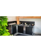 Module évier en acier galvanisé Noir - ENO