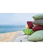 Coussin LORETTE Vert sauge 68 x 44 cm - FERMOB