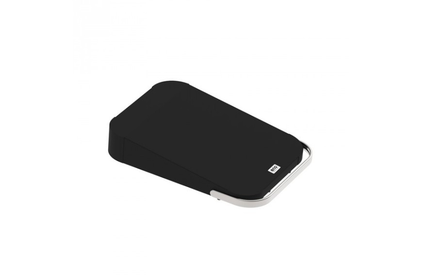 Capot pour plancha ENOSIGN 40 ENO en acier noir satiné avec poignée aluminium