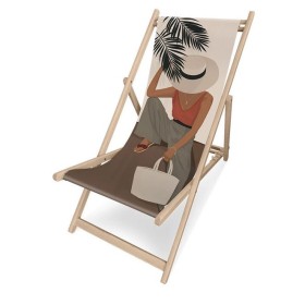 Chilienne en bois 130 x 60 cm FLAMENCO - PÔDEVACHE