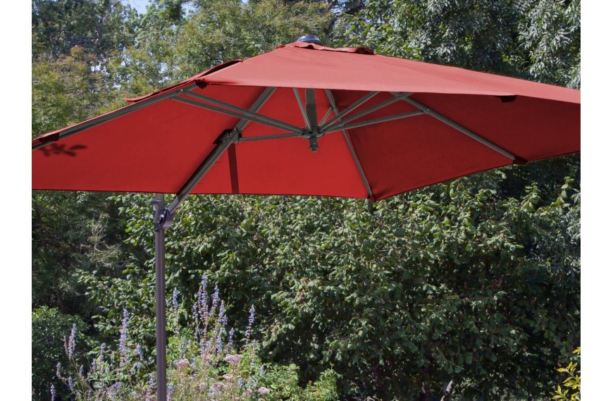 Toile pour parasol déporté 3*3 Taupe Polyester PROLOISIRS
