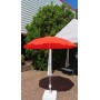 Parasol de plage 180 cm PROLOISIRS léger et transportable en aluminium