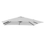 toile parasol déporté Roma 2.5x2.5 m PROLOISIRS polyester résistante au vent
