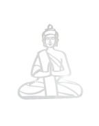 Bouddha zen en fer forgé - L'ATELIER ARISTIDE