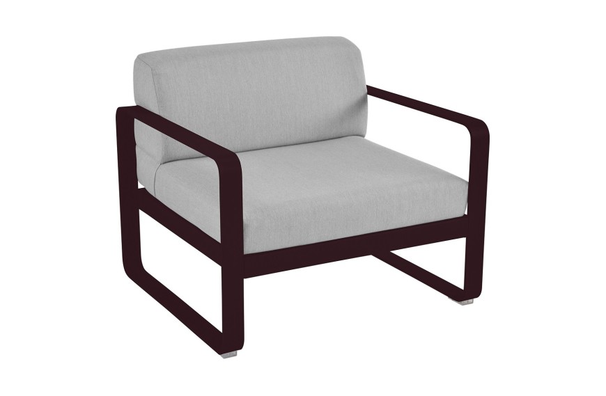 Fauteuil Bellevie - Coussins gris flanelle FERMOB