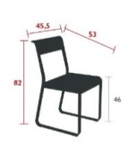 Chaise V2 BELLEVIE - FERMOB