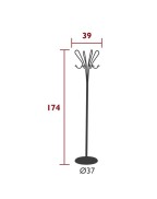 Porte-manteau Accroche Coeurs Fermob