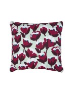 Coussin Tulipe 44 x 44 cm Menthe Glaciale BOUQUET SAUVAGE - FERMOB