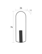 Vase ITAC Cylindrique - FERMOB
