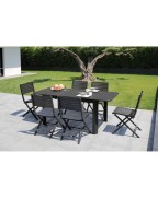 Table Eos 130/180 x 80 cm / 8 personnes - PROLOISIRS