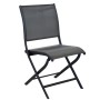 Chaise pliante de jardin en aluminium ÉLÉGANCE PROLOISIRS structure graphite
