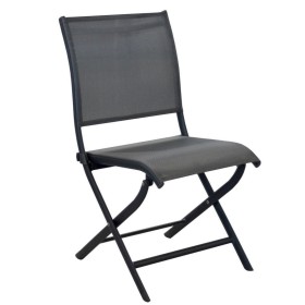 Chaise élégance pliante Brushed Noir/BB