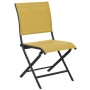 Chaise élégance pliante Brushed Noir/BB
