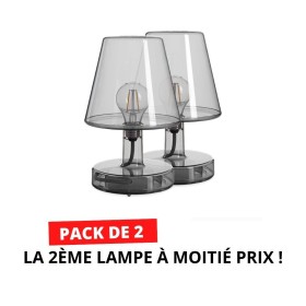 Pack 2 lampes TRANSLOETJE grises - FATBOY