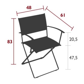 Fauteuil pliant Plein Air - FERMOB