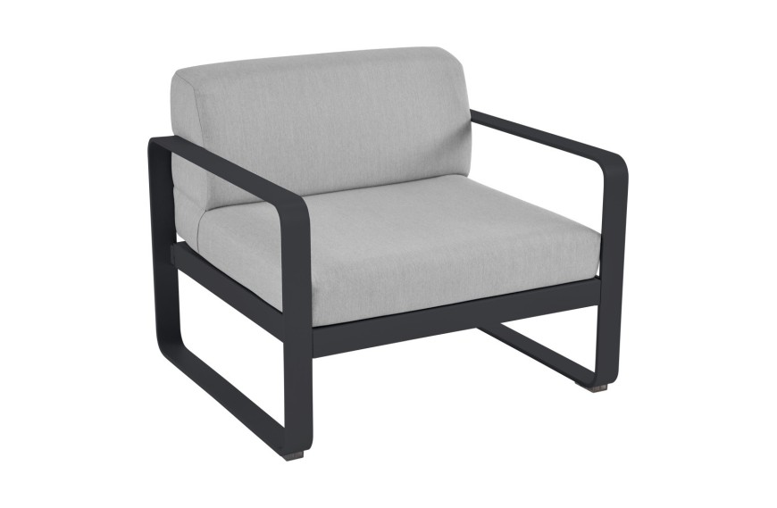 Fauteuil Bellevie - Coussins gris flanelle FERMOB