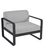 Fauteuil Bellevie - Coussins gris flanelle FERMOB