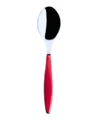 Petite cuillère FEELING 14.5 cm GUZZINI, design bicolore en inox et plastique.