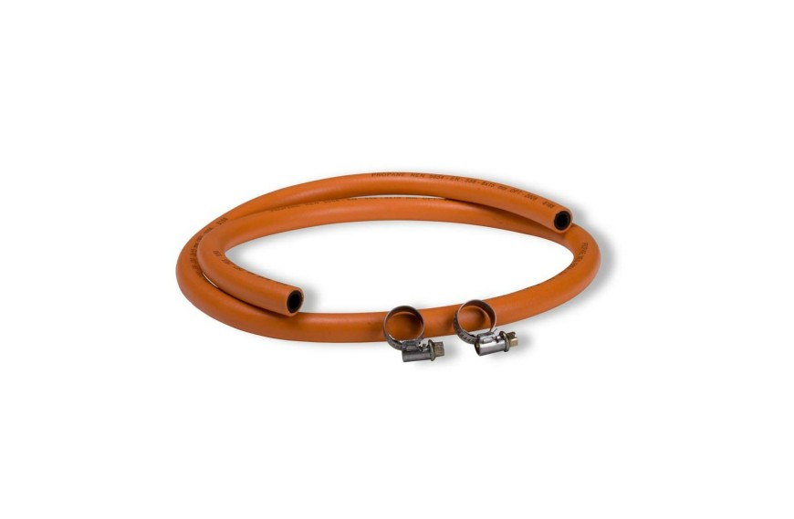 Tuyau de gaz Flexible BUTANE/PROPANE + 2 colliers