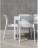 Table de jardin extensible RIO 140/210 x 85 cm NARDI OUTDOOR aluminium laqué 6 à 8 places