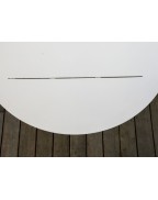 Table de jardin extensible DUBLIN 230/300 x 120 cm OCEO en aluminium avec allonge papillon pour 14 personnes