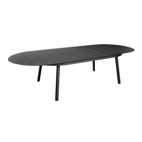 Table à Manger de Jardin Chillvert Nápoles Aluminium 170x96,5x75 cm Beige  pour 6 Personnes