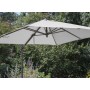 Toile pour parasol déporté 3*3 Taupe Polyester PROLOISIRS