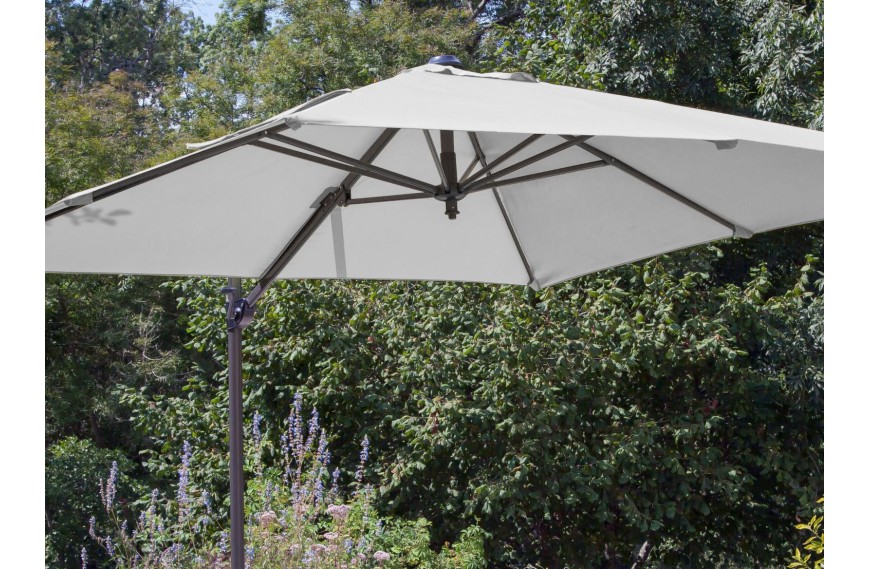 Toile pour parasol déporté 3*3 Taupe Polyester PROLOISIRS