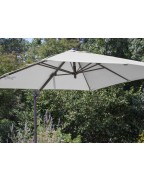 Toile pour parasol déporté 3*3 Taupe Polyester PROLOISIRS