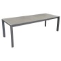 Table Milo 190/260*90 Aluminium Grey HPL Anthracite OCEO