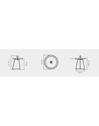 Table basse Ø45 cm S EYELET - HOUE